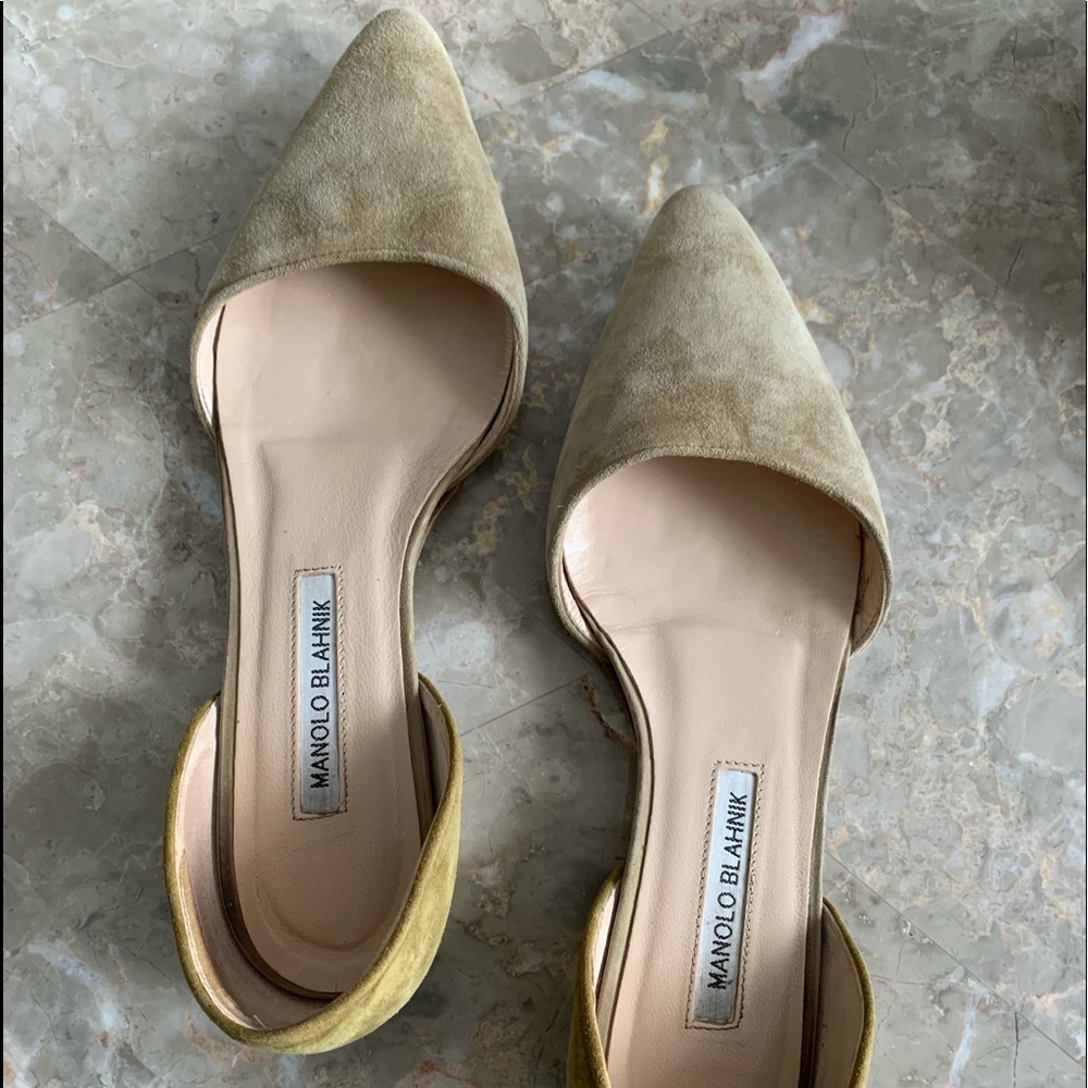 Manolo Blahnik D’orsay Flats